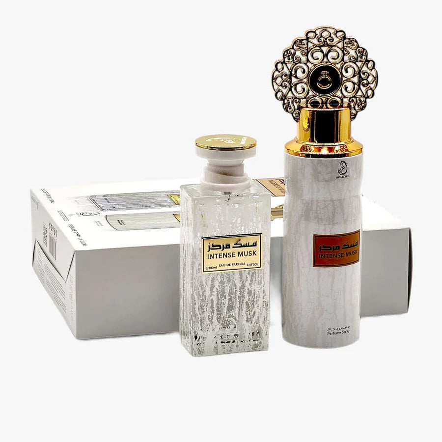 Coffret Intense Musk : Eau De Parfum 100mL + Déodorant 200mL – My Perfumes