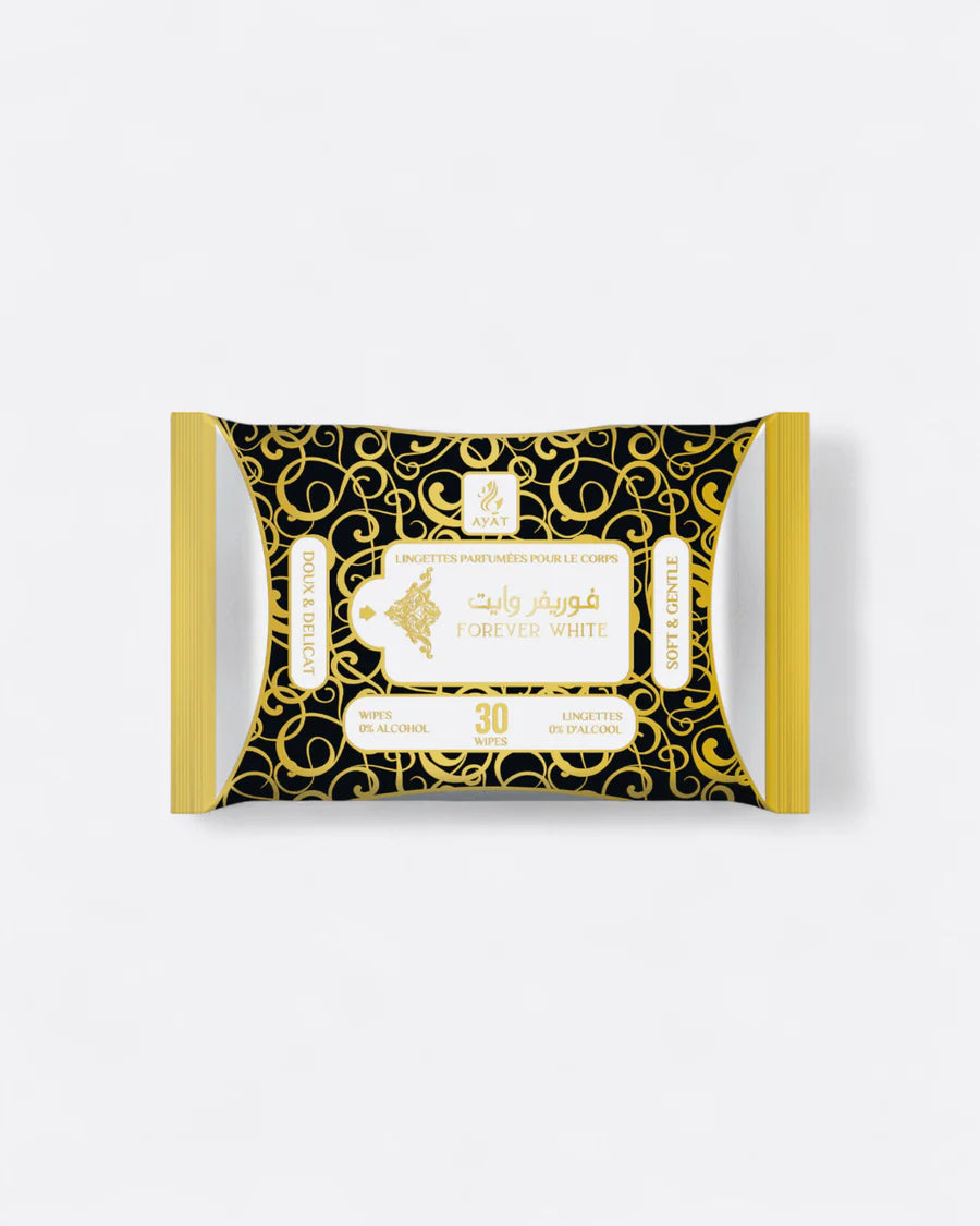 30 Lingettes sans alcool - Forever white | Ayat