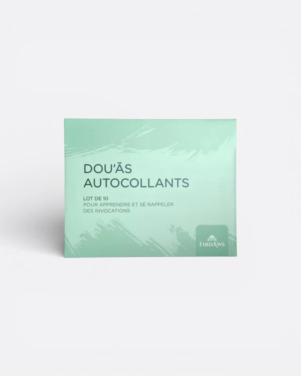 Lot de 10 autocollants Dou’as (Ar, Fr & Phon) – Édition Firdaws