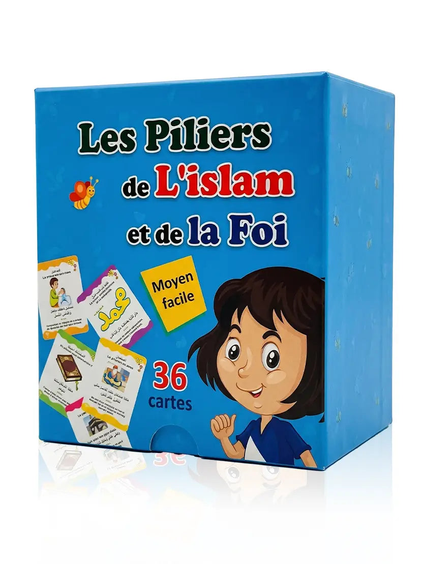 Les piliers de l’Islam et de la foi – Jeu éducatif (36 cartes)