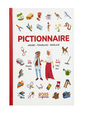 Pictionnaire trilingue – Arabe, Français, Anglais pour enfants